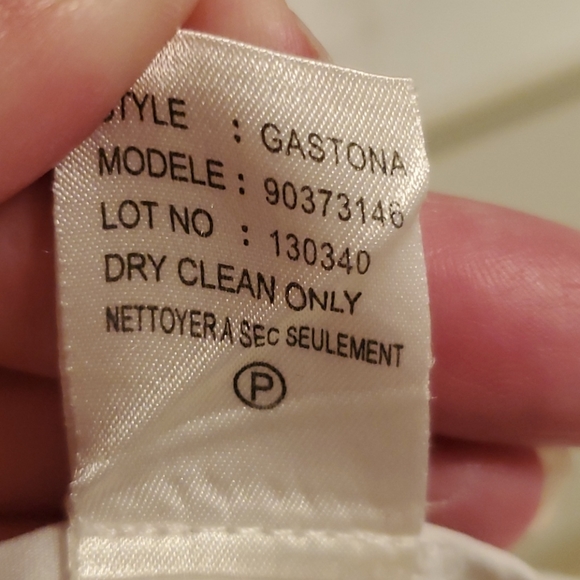 Theory White Linen Jacket Size 4 - Picture 7 of 10